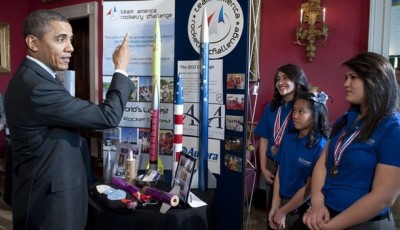 US President Barack Obama at Science Fair